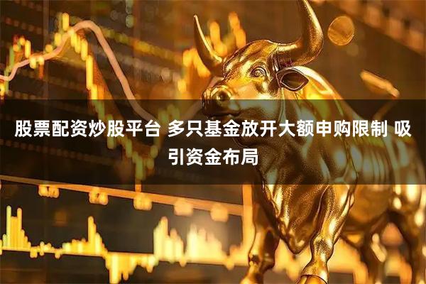 股票配资炒股平台 多只基金放开大额申购限制 吸引资金布局